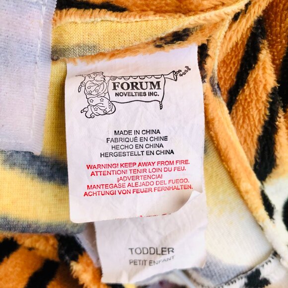 Forum Novelties Tiger Cub Toddler Costume Plush Halloween Outfit Size Toddler - Picture 7 of 8